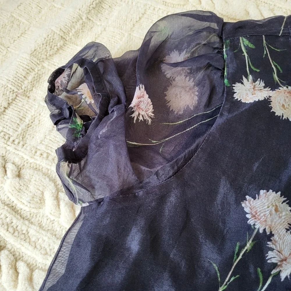 Madewell silk organza